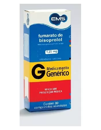 FUMAR.DE BISOPROLOL1,25MG 2BLX15C