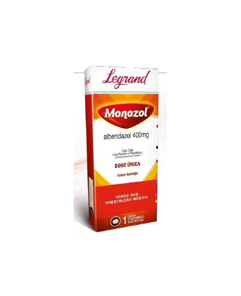 MONOZOL 400MG C/1 COMP (ALBENDAZOL)60