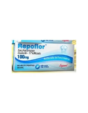 REPOFLOR 100MG C/12 (SACHAROMYCES 17)100