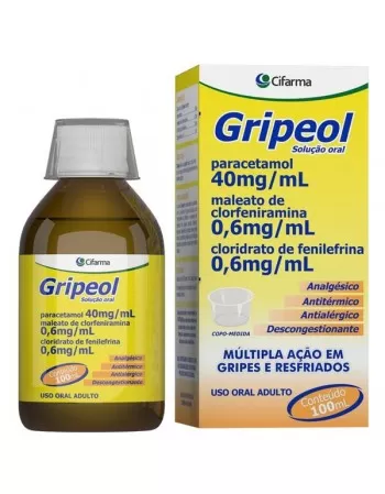 GRIPEOL 100ML(PARAC+CLOFENI+FENILEFRINA)