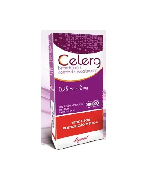 CELERG 20 COMP (MAL.DEXCL+BETAM)(60)