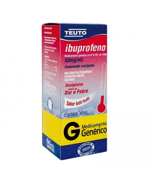 IBUPROFENO 50MG/ML SUSP ORAL 30ML(100)