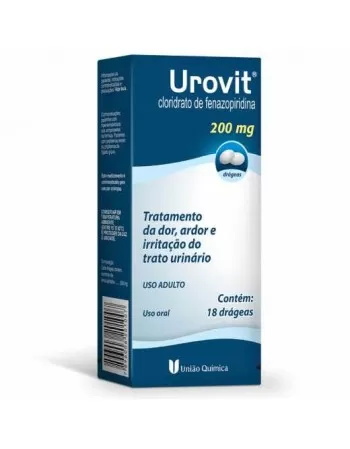 UROVIT 200MG CXT 18(DOR/ARDOR TRATO URIN