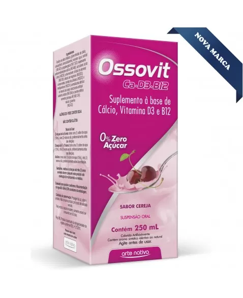 OSSOVIT B12 250ML SABOR CEREJA