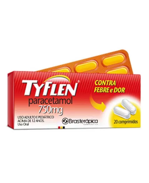 TYFLEN 750MG COMP C/20 ( PARACETAMOL )