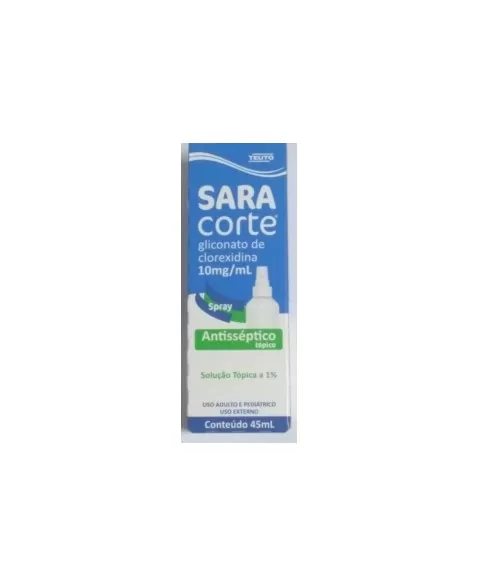 SARACORTE SOLUCAO TOPICA 10MGM L 45ML SP