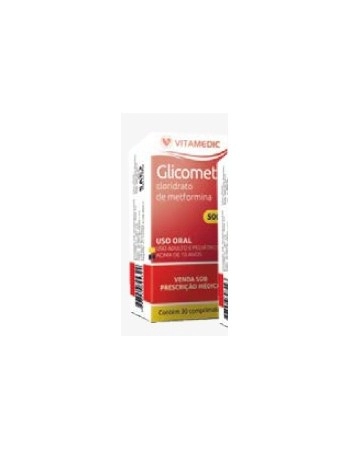 GLICOMET 500MG COM BL 3X10 (METFORMINA)