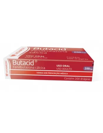 BUTACID 200MG COM 200 CPR (20X10)