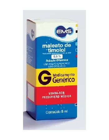 MALEATO TIMOLOL 0,5% SOL OFT 5ML (100)