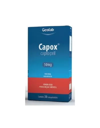 CAPOX 50MG C/30 COMP(CAPTOPRIL)60