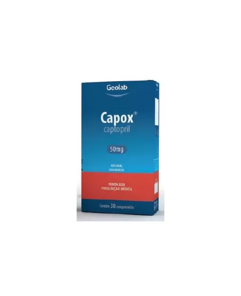 CAPOX 50MG C/30 COMP(CAPTOPRIL)60