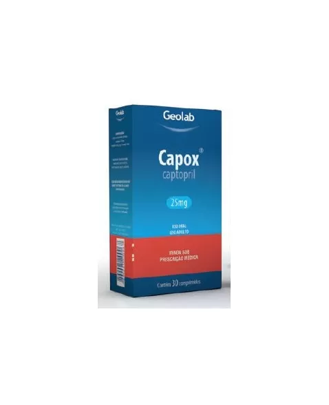 CAPOX 25MG C/30 COMP(CAPTOPRIL)60
