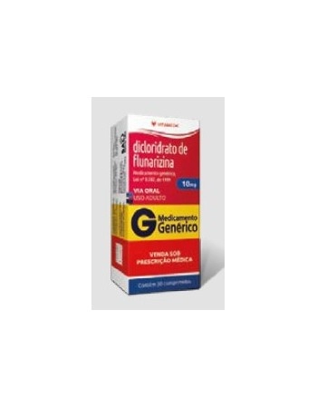 DICLORIDRATO DE FLUNARIZINA 10MG C/2X25