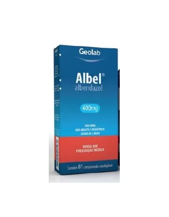 ALBEL 400MG C/1 COMP (ALBENDAZOL)60