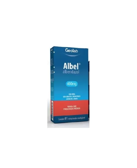 ALBEL 400MG C/1 COMP (ALBENDAZOL)60