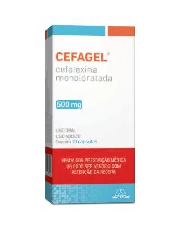 CEFAGEL 500MG C/10 CAPS(CEFALEXINA)(96)