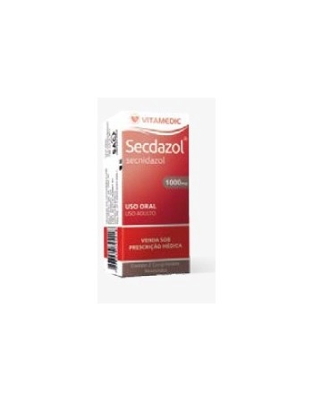 SECDAZOL 1000MG COM REV C/2
