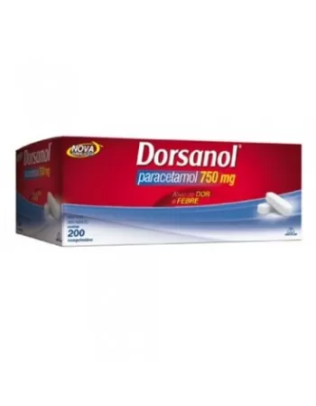 DORSANOL 750MG 200 COMP(PARACETAMOL)(24)