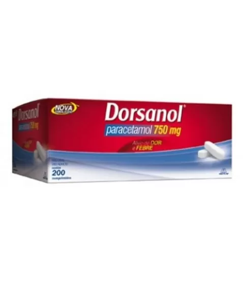 DORSANOL 750MG 200 COMP(PARACETAMOL)(24)