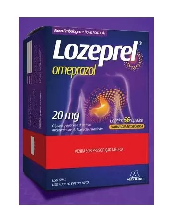 LOZEPREL 20MG 56 CAPS(OMEPRAZOL)(36)