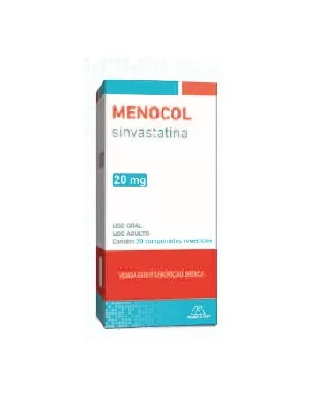 MENOCOL 20MG 30 CPRS(SINVASTATINA)