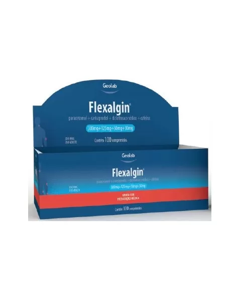 FLEXALGIN C/ 100CPR (25X4(PARAC+CAFEINA)