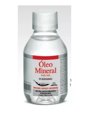 OLEO MINERAL FRASCO 100ML(72)