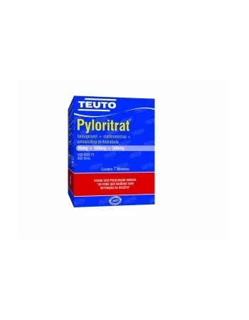 PYLORITRAT IBP 30MG+500MG+500MG + 28CPS*