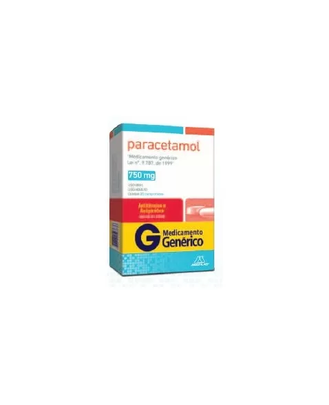 PARACETAMOL 750MG C/20 COMP (88)