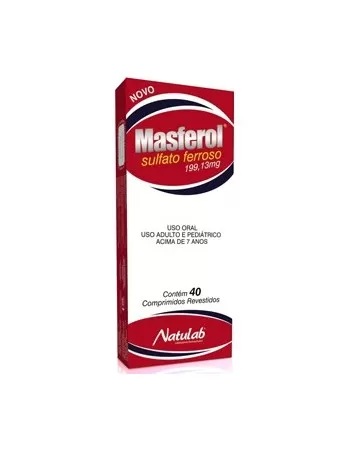 MASFEROL 40 COMP 199.13MG(SULFATO FERROS