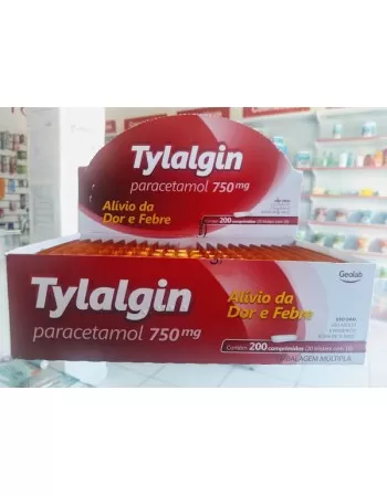 TYLALGIN 750MG COM 20BLX10(PARACETAMOL)