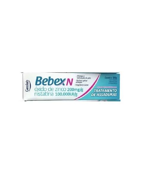 BEBEX N 200MG POM 60G(OX DE ZINCO+NIST)