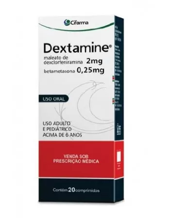 DEXTAMINE C/ 20 CPR (DEXA+BETAMETASONA)