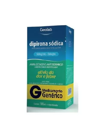 DIPIRONA SODICA 50MG FR C/ 100ML