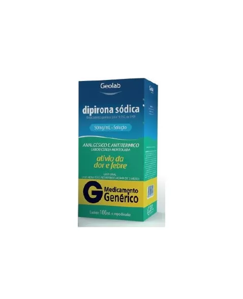 DIPIRONA SODICA 50MG FR C/ 100ML