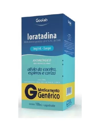 LORATADINA 1MG XPE 100 ML