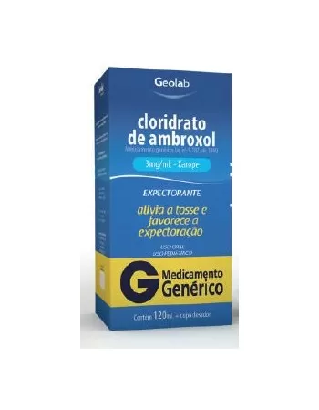 CLORID DE AMBROX 3,0MG XPE FR 120ML