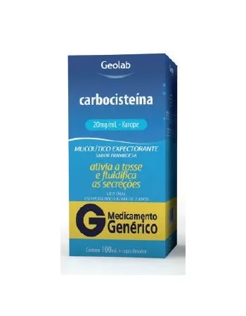 CARBOCISTEINA 20MG XPE FR 100ML