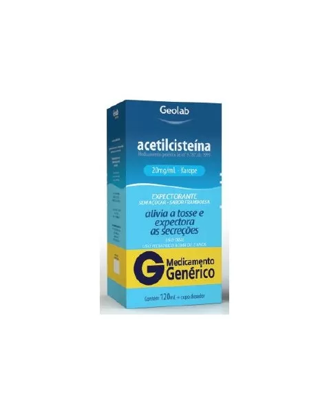 ACETILCISTEINA 20MG/ML XAROPE INFANTIL C/120ML - ACETILCISTEINA