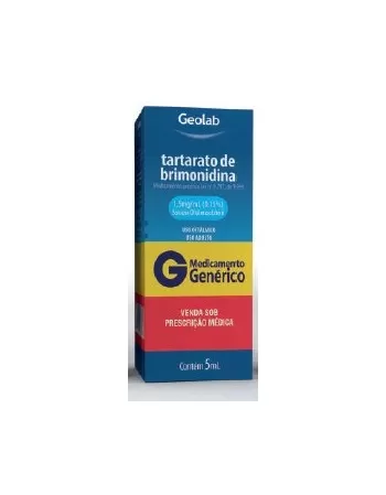 TARTARATO DE BRIMONIDINA 1,5MG/ML 1X5 ML