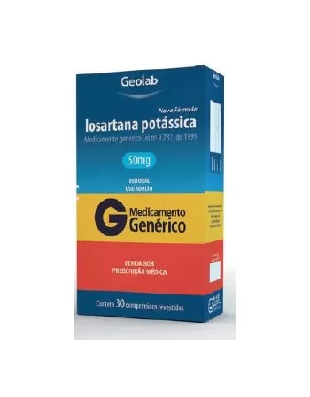 LOSARTANA POTASSICA 50MG C/30COMP REV