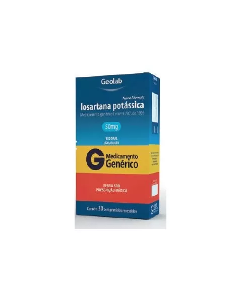 LOSARTANA POTASSICA 50MG C/30COMP REV