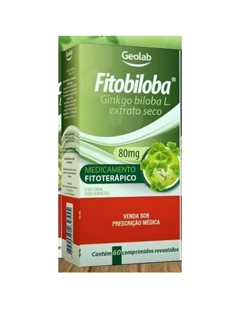 FITOBILOBA 80 MG C/ 60 COMP ( GINKO BIL