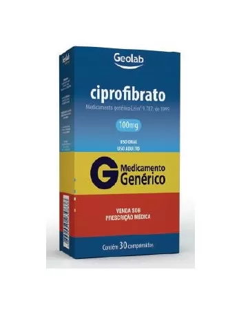 CIPROFIBRATO 100MG CX C/ 30 COMP