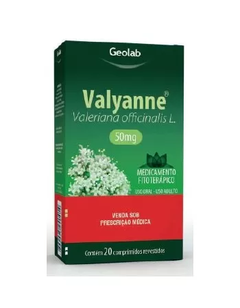 VALYANNE 50MG C/20 COMP(VALERIANE)