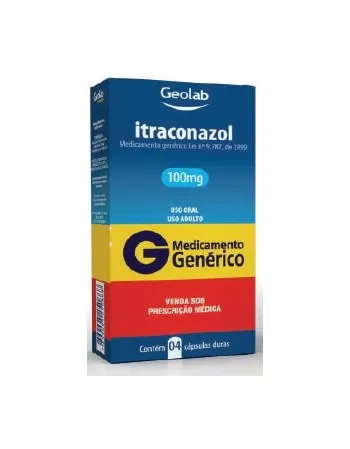 ITRACONAZOL 100MG CX C/ 4 CAP