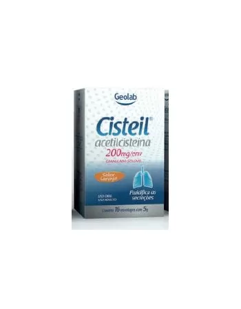 CISTEIL 200MG C/16 ENV(ACETILCISTEINA)60