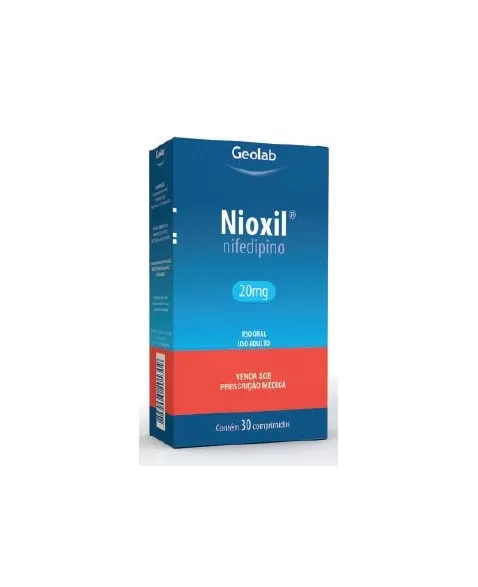 NIOXIL 20MG C/ 30 COMP(NIFEDIPINO)