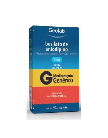 BENZILATO DE ANLODIPINO 5MG C/30