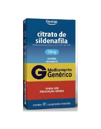 CITRATO DE SILDENAFILA 50MG C/1 COMP(60)